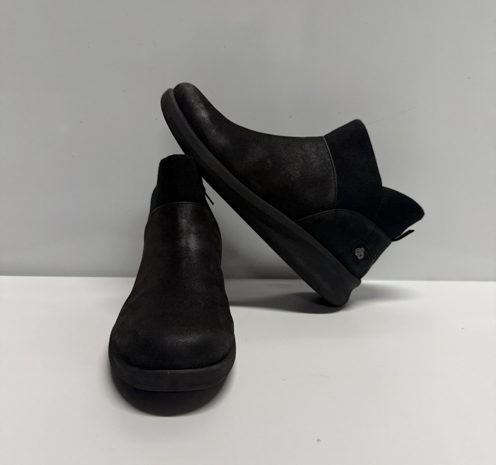 Black Cloudsteppers by Clarks Sillian 2.0 Dusk Inner Ankle Zip Booties Sz 8.5 M